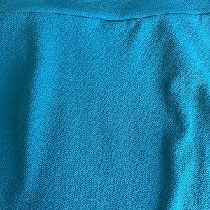 LuLaRoe Cassie Pencil Skirt in turquoise blue.